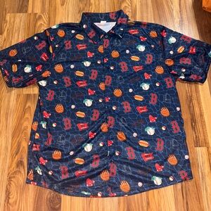 Boston Red Sox SGA Hawaiian Shirt XL